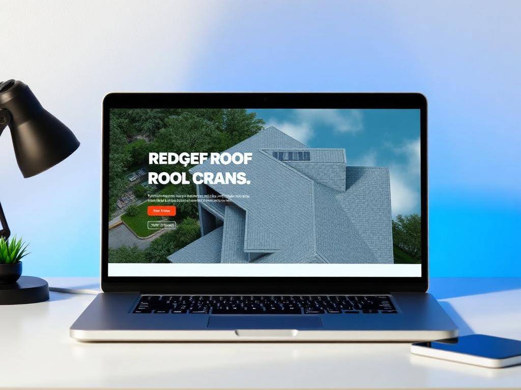 Roofing website design for Roofing Website Example
